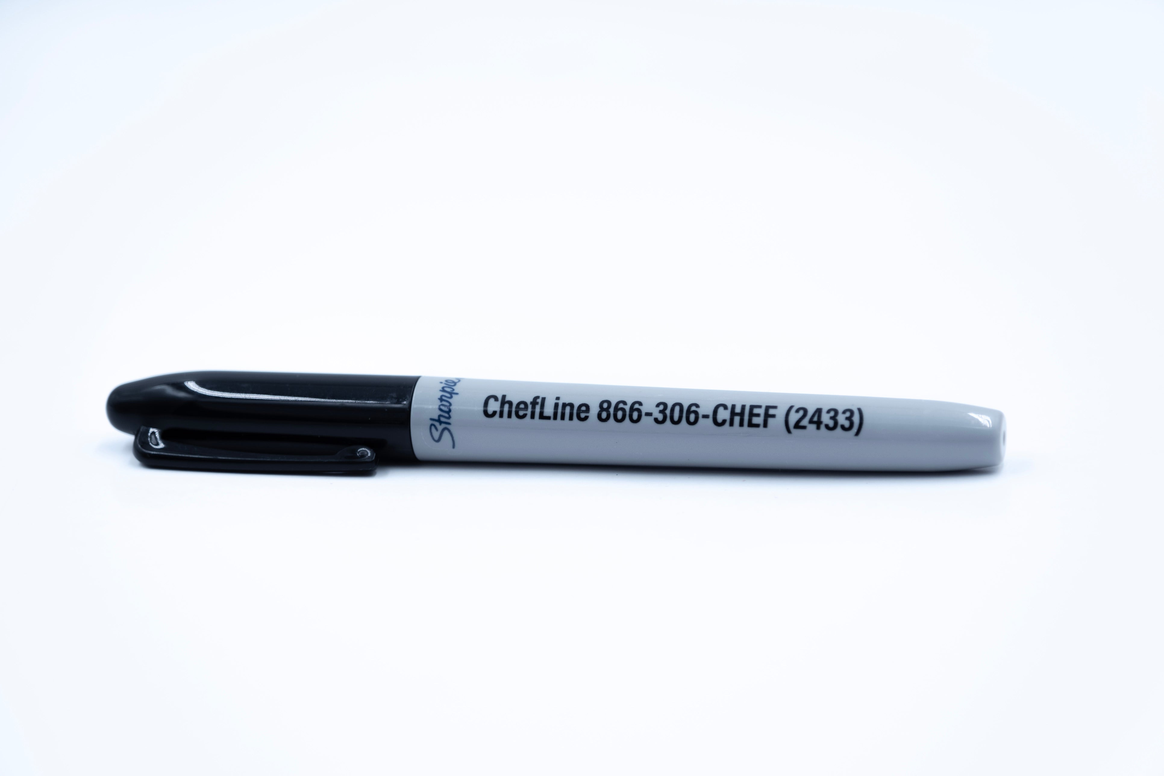 Chefline Sharpie Black Markers