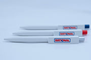 Logo Clip White Pen