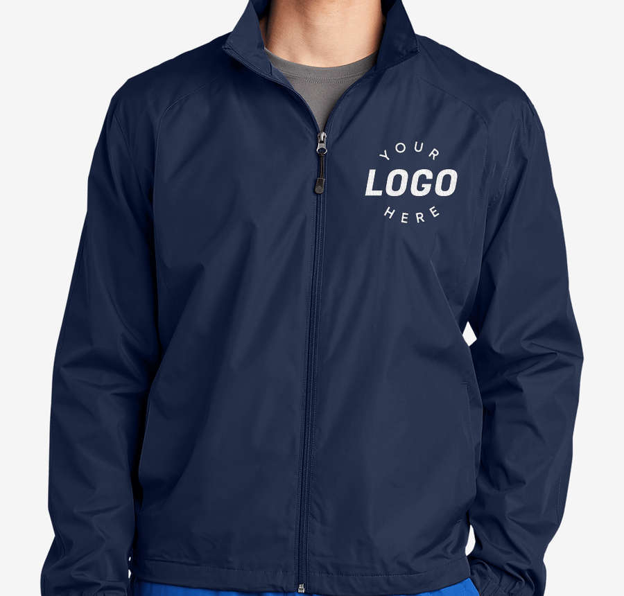 MEN Navy Windbreaker